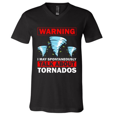 Tornado Designs Meteorology Storm Lovers V-Neck T-Shirt