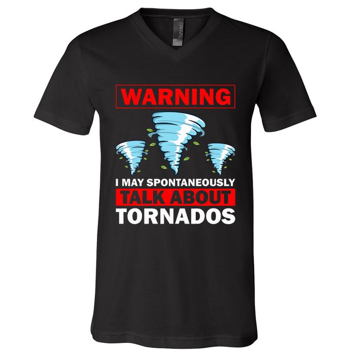 Tornado Designs Meteorology Storm Lovers V-Neck T-Shirt