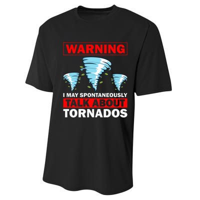 Tornado Designs Meteorology Storm Lovers Performance Sprint T-Shirt