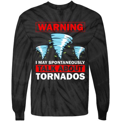 Tornado Designs Meteorology Storm Lovers Tie-Dye Long Sleeve Shirt