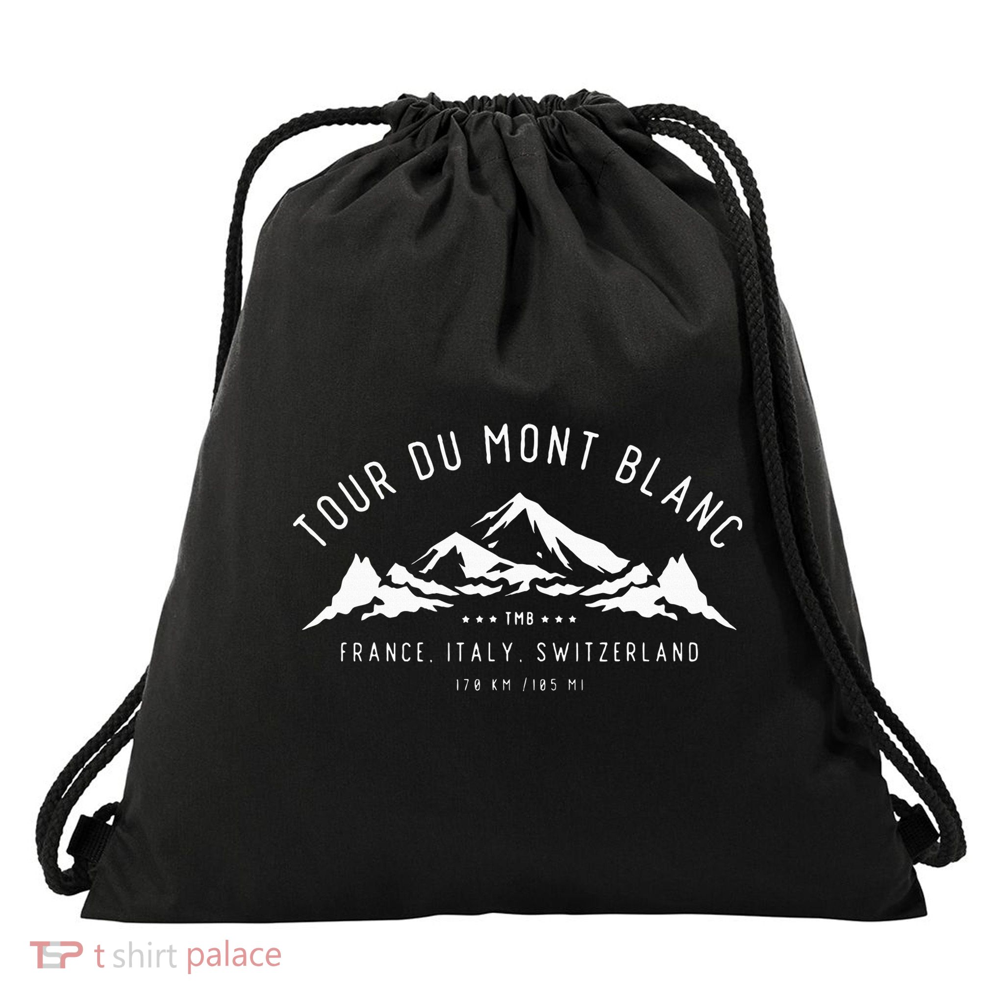 T.O.U.R Du Mont Blanc Drawstring Bag