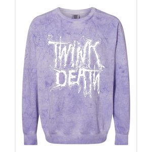 Twink Death Metal Colorblast Crewneck Sweatshirt