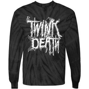 Twink Death Metal Tie-Dye Long Sleeve Shirt