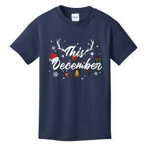 This December | Merry Christmas Kids T-Shirt