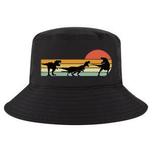 Trex Dinosaur March Retro Sunset Cool Comfort Performance Bucket Hat