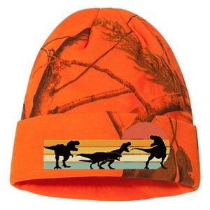 Trex Dinosaur March Retro Sunset Kati Licensed 12" Camo Beanie