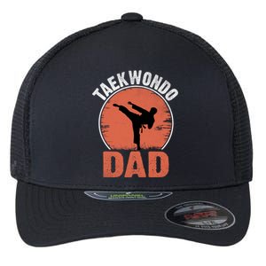 Taekwondo Dad Martial Artist Martial Arts Tkd Gift Flexfit Unipanel Trucker Cap