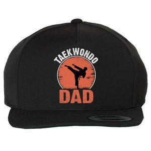 Taekwondo Dad Martial Artist Martial Arts Tkd Gift Wool Snapback Cap