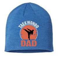 Taekwondo Dad Martial Artist Martial Arts Tkd Gift Sustainable Beanie