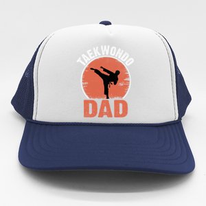 Taekwondo Dad Martial Artist Martial Arts Tkd Gift Trucker Hat