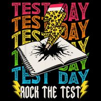 Testing Day Motivational School Teacher Rock The Test Day Backpack