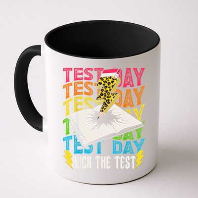 Testing Day Motivational School Teacher Rock The Test Day Mug