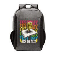 Testing Day Motivational School Teacher Rock The Test Day Vector Backpack
