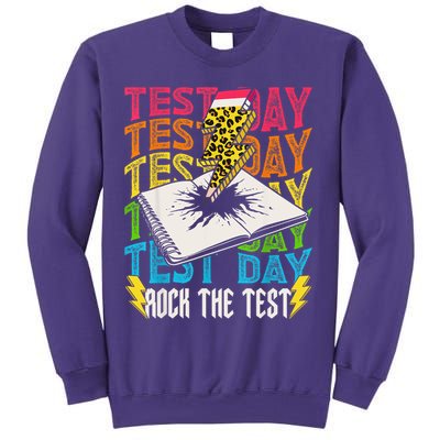Testing Day Motivational School Teacher Rock The Test Day Sweatshirt