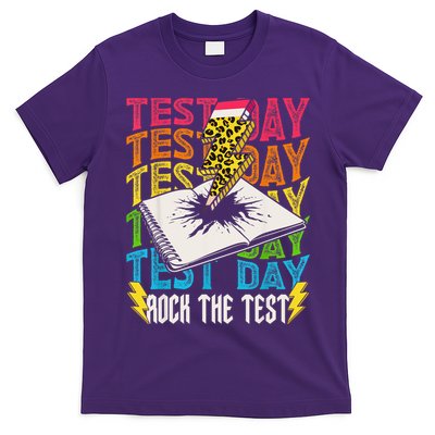 Testing Day Motivational School Teacher Rock The Test Day T-Shirt