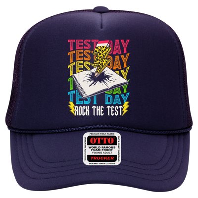 Testing Day Motivational School Teacher Rock The Test Day Trucker Hat