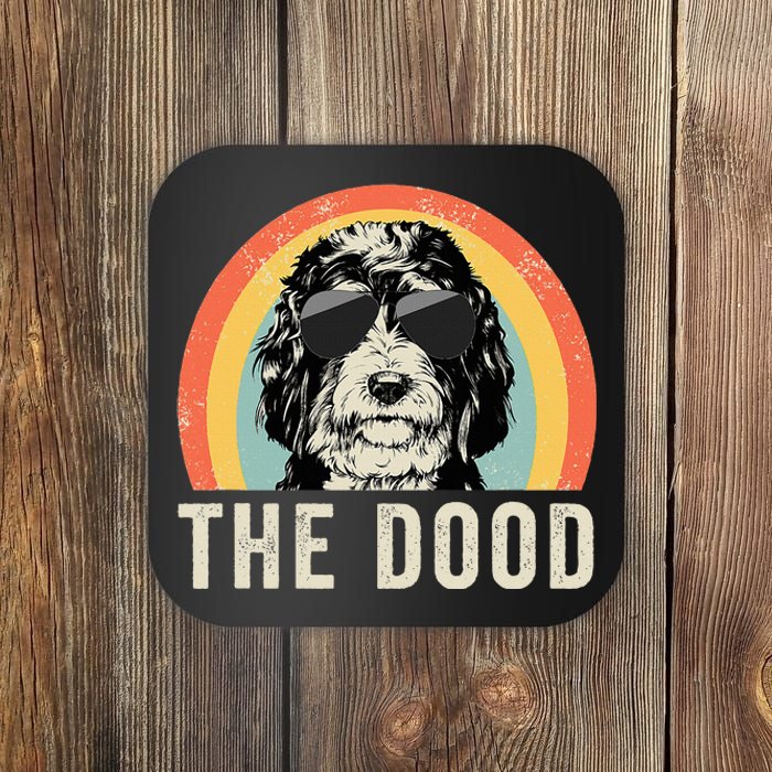 The Dood Mom Bernedoodle Doodle Dog Dad Coaster