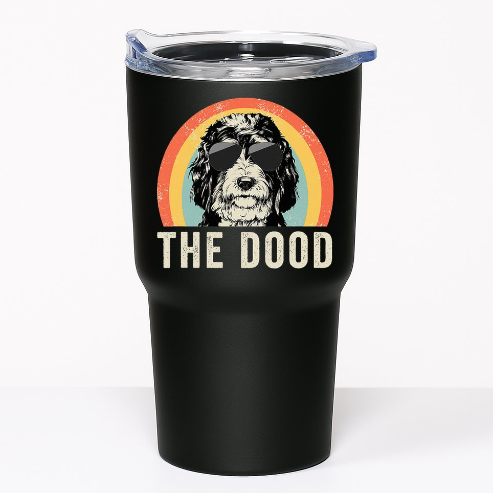 The Dood Mom Bernedoodle Doodle Dog Dad Tumbler