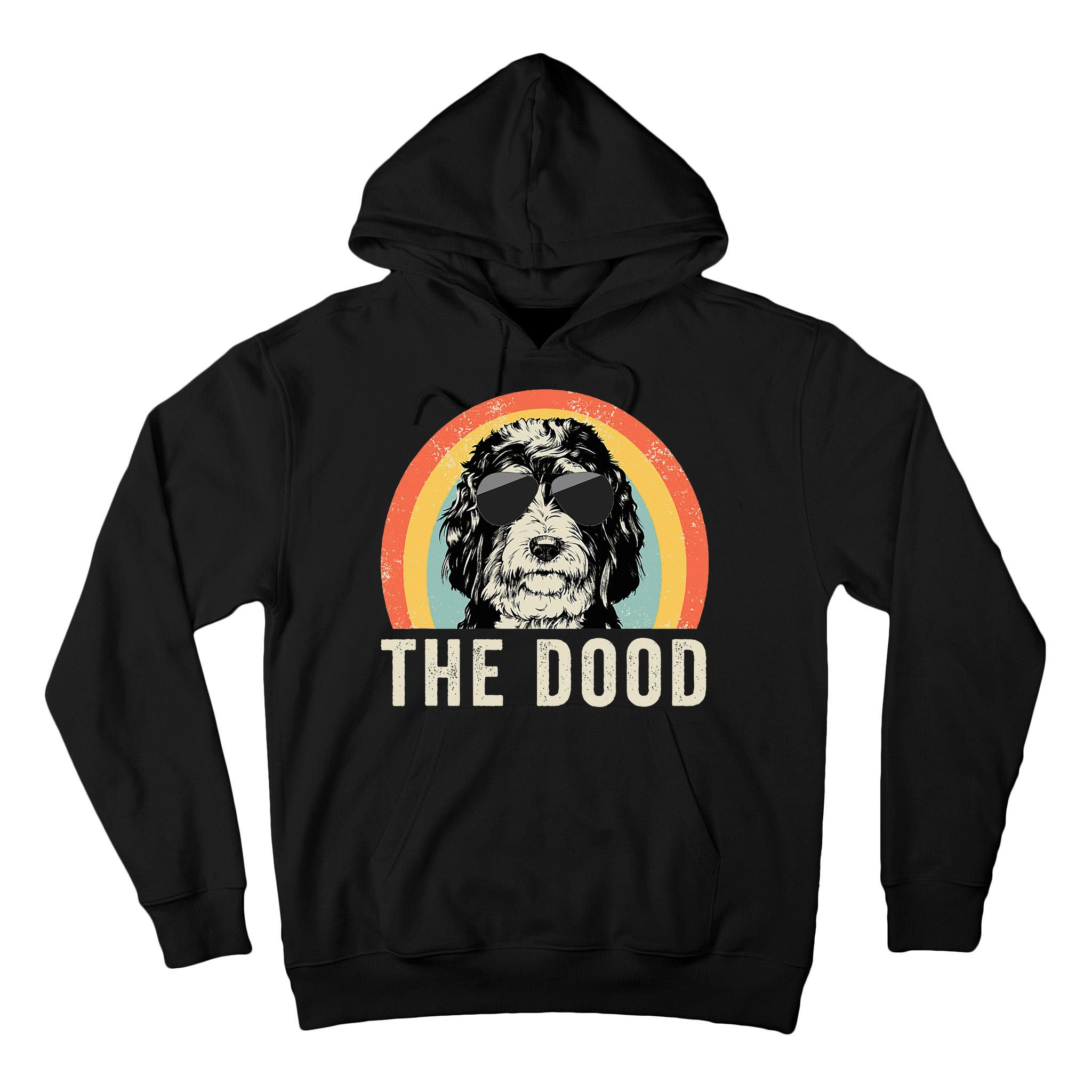 The Dood Mom Bernedoodle Doodle Dog Dad Tall Hoodie