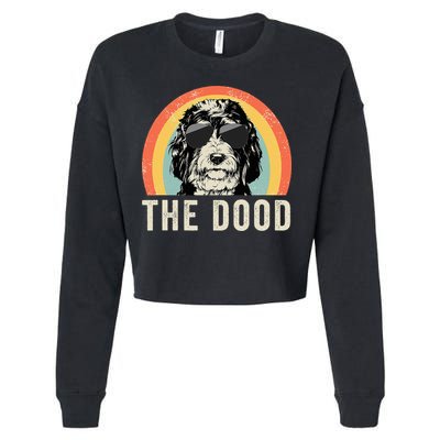 The Dood Mom Bernedoodle Doodle Dog Dad Cropped Pullover Crew