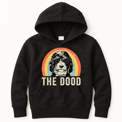 The Dood Mom Bernedoodle Doodle Dog Dad Kids Hoodie