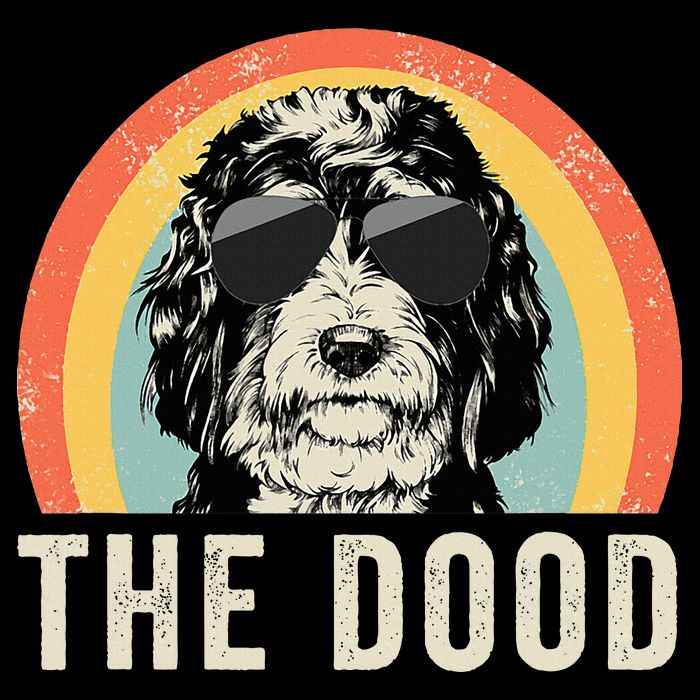 The Dood Mom Bernedoodle Doodle Dog Dad Kids T-Shirt