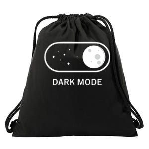 Technotim Dark Mode Drawstring Bag