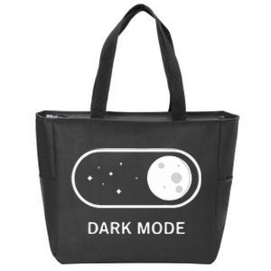 Technotim Dark Mode Zip Tote Bag