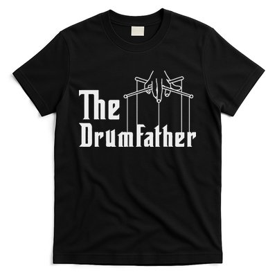 The Drumfather Musician Percussion Instrument Player Drummer T-Shirt