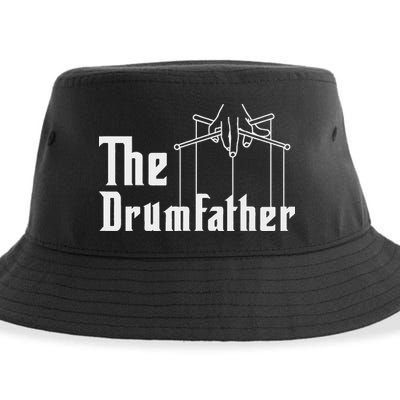 The Drumfather Musician Percussion Instrument Player Drummer Sustainable Bucket Hat