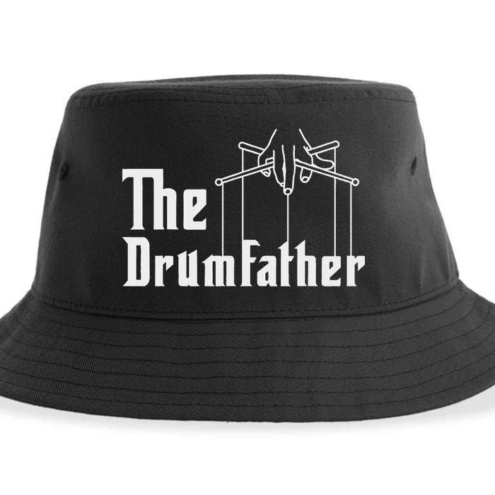 The Drumfather Musician Percussion Instrument Player Drummer Sustainable Bucket Hat