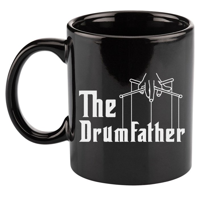 The Drumfather Musician Percussion Instrument Player Drummer 11oz C Handle Ceramic Mug