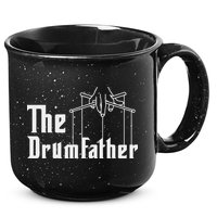 The Drumfather Musician Percussion Instrument Player Drummer 15oz Campfire Ceramic Mug