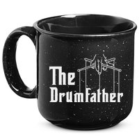 The Drumfather Musician Percussion Instrument Player Drummer 15oz Campfire Ceramic Mug