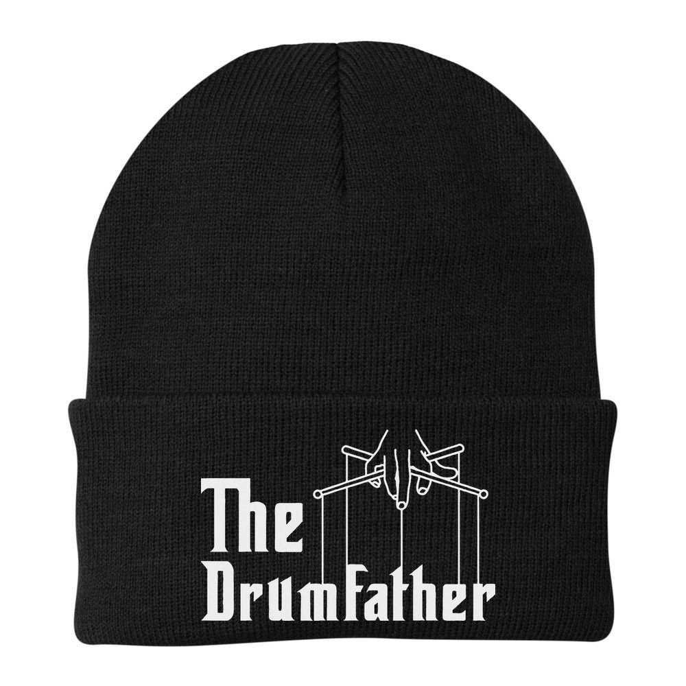 The Drumfather Musician Percussion Instrument Player Drummer Beanie