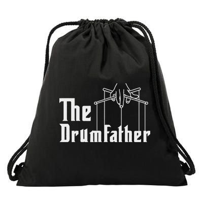 The Drumfather Musician Percussion Instrument Player Drummer Drawstring Bag
