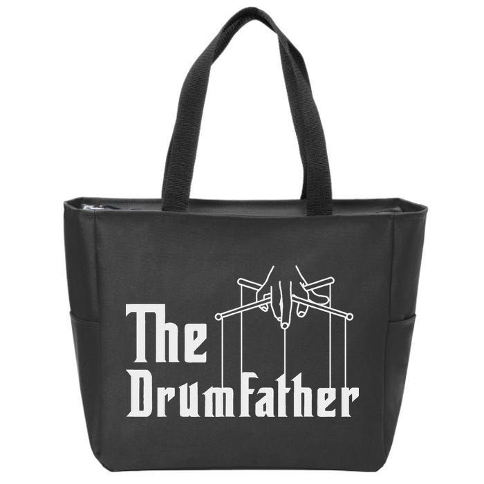 The Drumfather Musician Percussion Instrument Player Drummer Zip Tote Bag