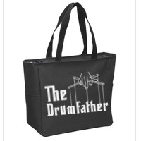 The Drumfather Musician Percussion Instrument Player Drummer Zip Tote Bag