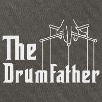 The Drumfather Musician Percussion Instrument Player Drummer Cotton Canvas Backpack