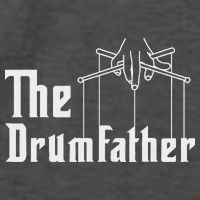 The Drumfather Musician Percussion Instrument Player Drummer Vector Backpack