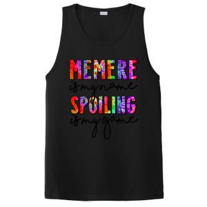 Tie Dye Memere Is My Name Spoiling Is My Game Mothers Day Gift PosiCharge Competitor Tank