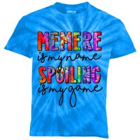 Tie Dye Memere Is My Name Spoiling Is My Game Mothers Day Gift Kids Tie-Dye T-Shirt