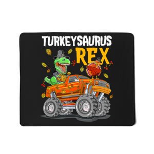 Turkey Dino Monster Truck Thanksgiving Turkeysaurus Rex Mousepad