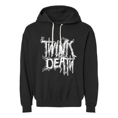 Twink Death Metal Garment-Dyed Fleece Hoodie