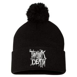 Twink Death Metal Pom Pom 12in Knit Beanie