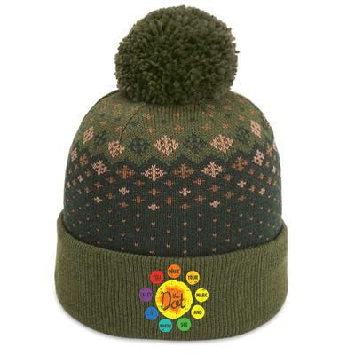 The Dot Make Mark Dots The Baniff Cuffed Pom Beanie