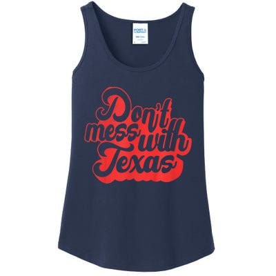 Texas DonT Mess With The Texas Ladies Essential Tank