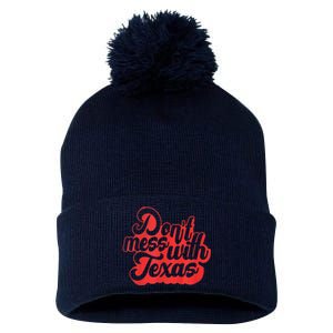 Texas DonT Mess With The Texas Pom Pom 12in Knit Beanie