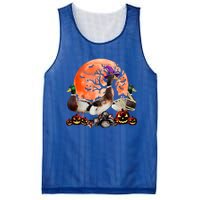 Three Duck Mummy Witch Pumpkin Farmer Pet Lover Halloween Gift Mesh Reversible Basketball Jersey Tank