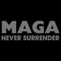 Trump Dark Maga Never Surrender Toddler T-Shirt